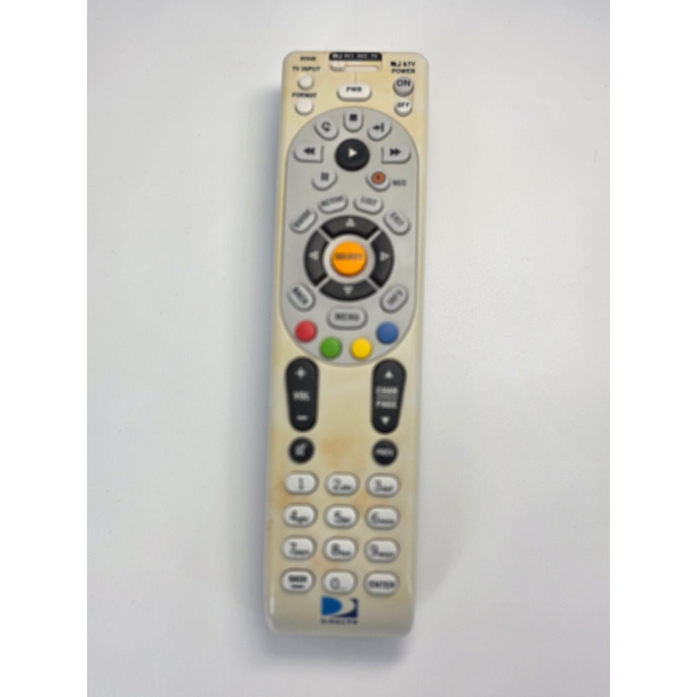 DirecTV RC64R Universal Remote Control White Black Satellite Receiver Remote